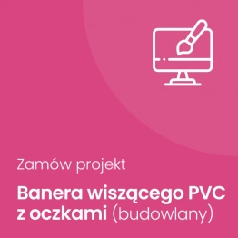 Projekt banera wiszącego PVC lub Mesh Projekt banera wiszącego PVC lub Mesh