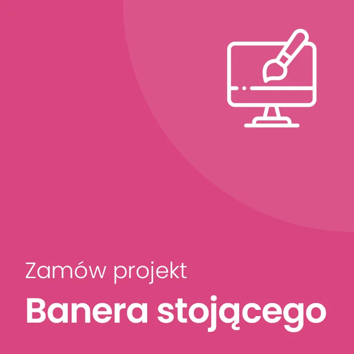 Projekt banera stojącego, rollup Projekt banera stojącego, rollup