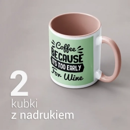 2 Kubki z nadrukiem 2 Kubki z nadrukiem