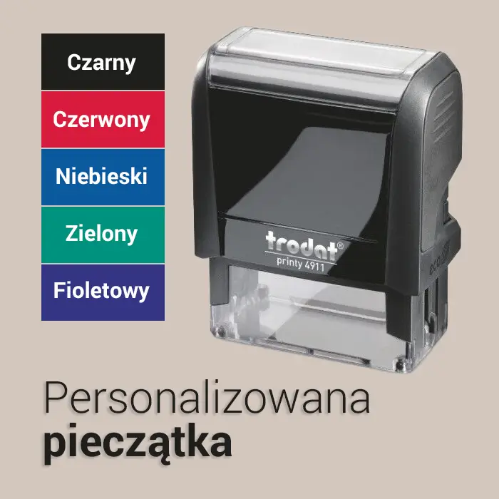 Pieczątka personalizowana prostokątna Pieczątka personalizowana prostokątna