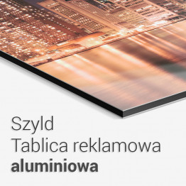 Tablica aluminiowa / szyld reklamowy aluminiowy Tablica aluminiowa / szyld reklamowy aluminiowy