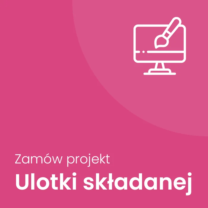 Projekt ulotki składanej Projekt ulotki składanej