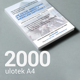 2000 Ulotka A4 Gloss/Silk 2000 Ulotka A4 Gloss/Silk