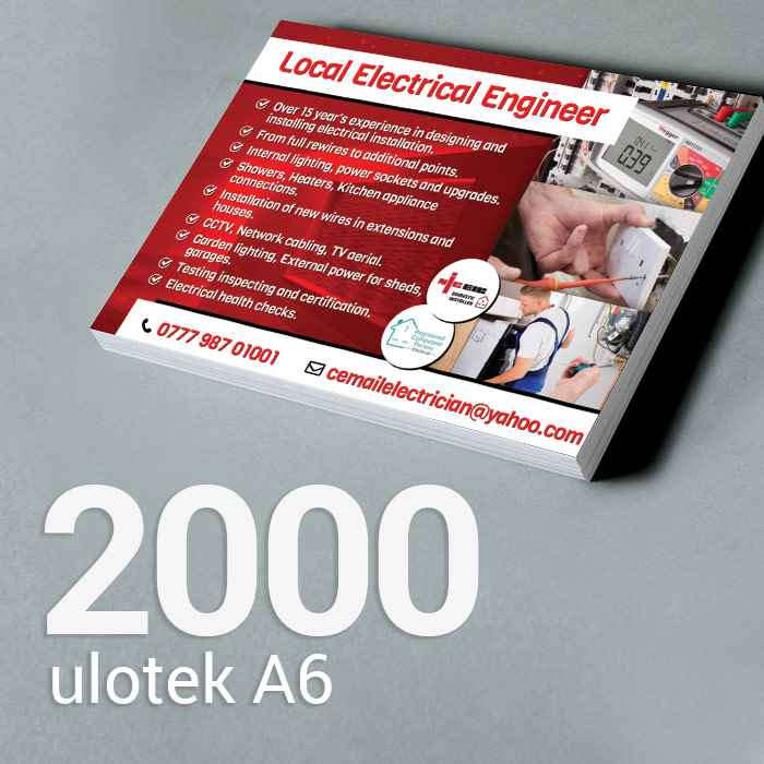 2000 Ulotka A6 Gloss/Silk 2000 Ulotka A6 Gloss/Silk