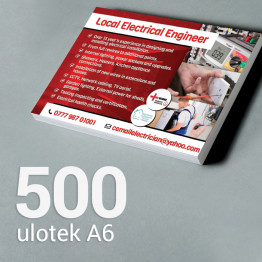500 Ulotka A6 Gloss/Silk 500 Ulotka A6 Gloss/Silk