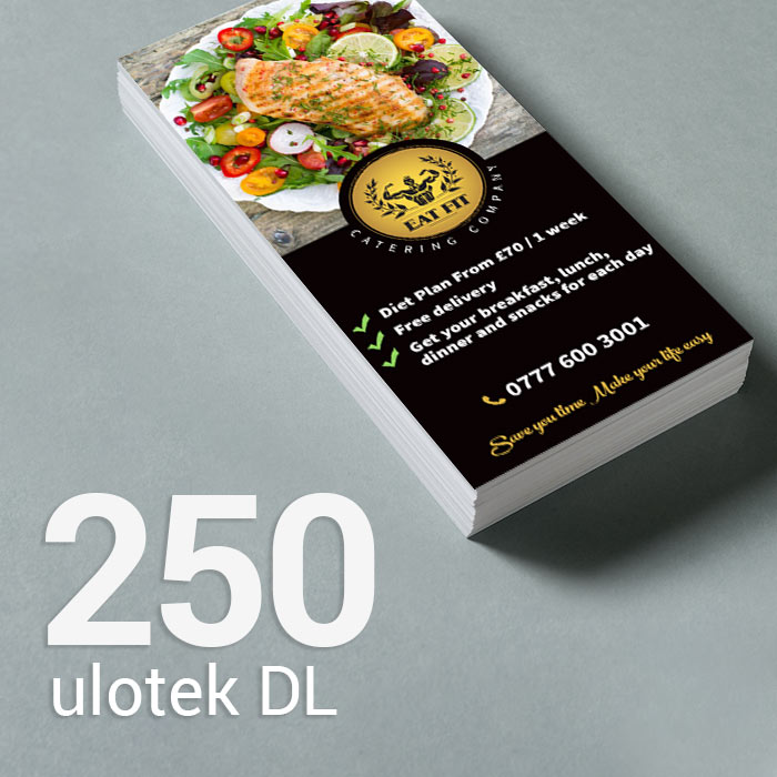 250 Ulotka DL Gloss/Silk 250 Ulotka DL Gloss/Silk