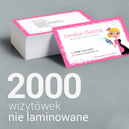 2000 Wizytówki premium, nie laminowane 2000 Wizytówki premium, nie laminowane